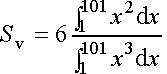 equation for specific surface